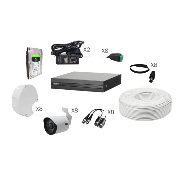 complete ids dahua 4 channel security kit reliable home protection