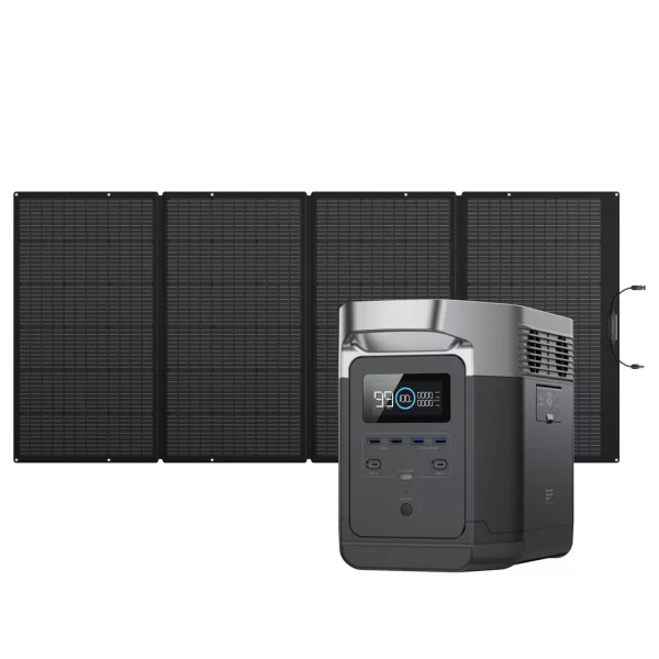 ecoflow delta 1300 solar generator pv400w